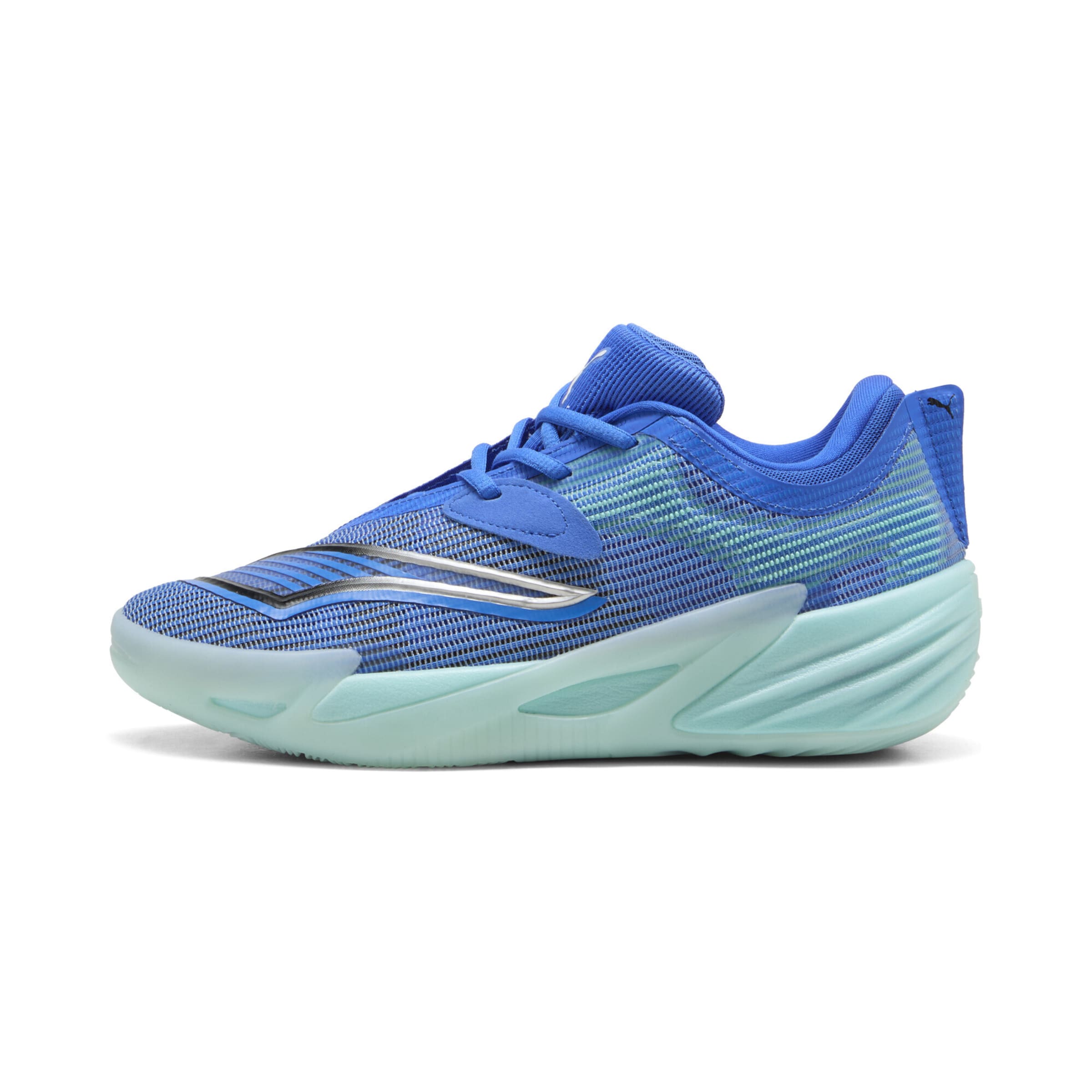 PUMA Sportschuh 'All-Pro Nitro 2 Frost' in 44 in opal / royalblau / silber, Produktansicht