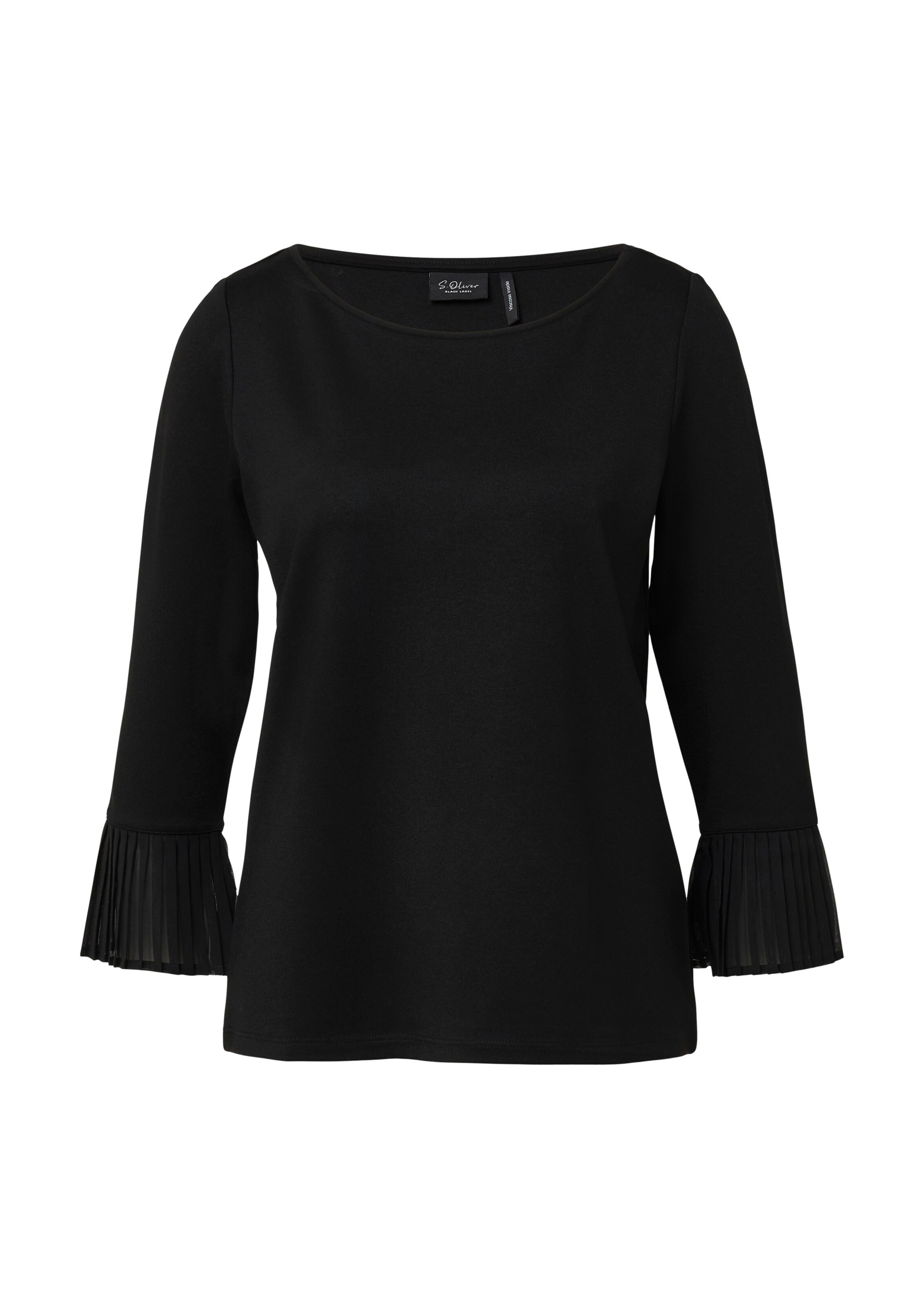 s.Oliver Shirt in Schwarz: Vorderseite