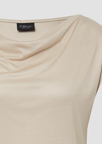 s.Oliver BLACK LABEL T-Shirt in Beige