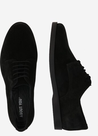 ABOUT YOU Lace-up shoe 'Finn' in Black