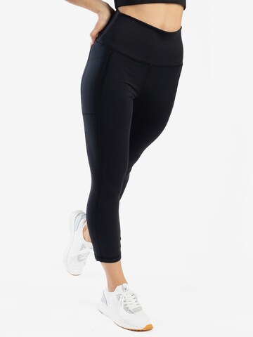 Skinny Pantaloni sportivi di Spyder in nero