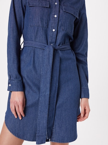 Robe-chemise 'Osalina' PIECES en bleu