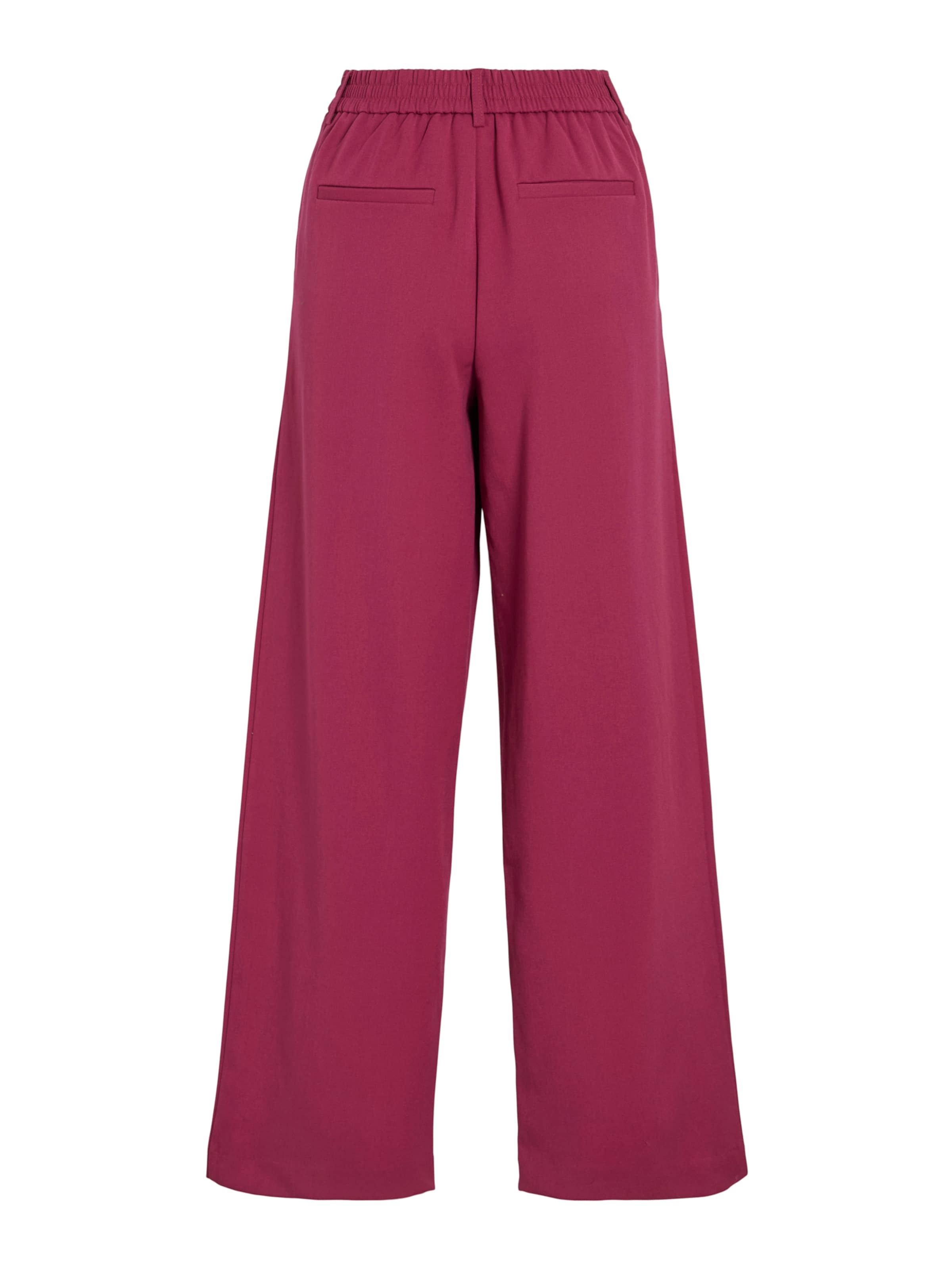 VILA Wide Leg Housut 'VIVARONE' värissä punainen