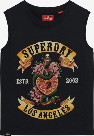 Superdry Top in Zwart: voorkant