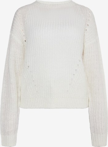 usha WHITE LABEL Pullover in Weiß: predná strana