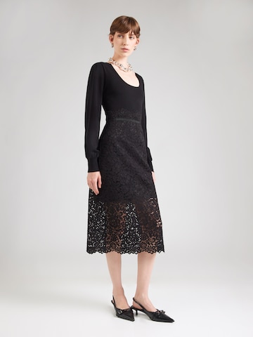 Robes en maille Twinset en noir : devant