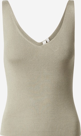 QS Knitted Top in Green: front