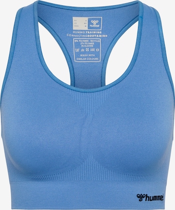 Hummel Sports bra in Blue: front