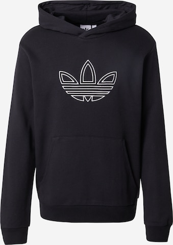 ADIDAS ORIGINALS Sweatshirt in Black: front
