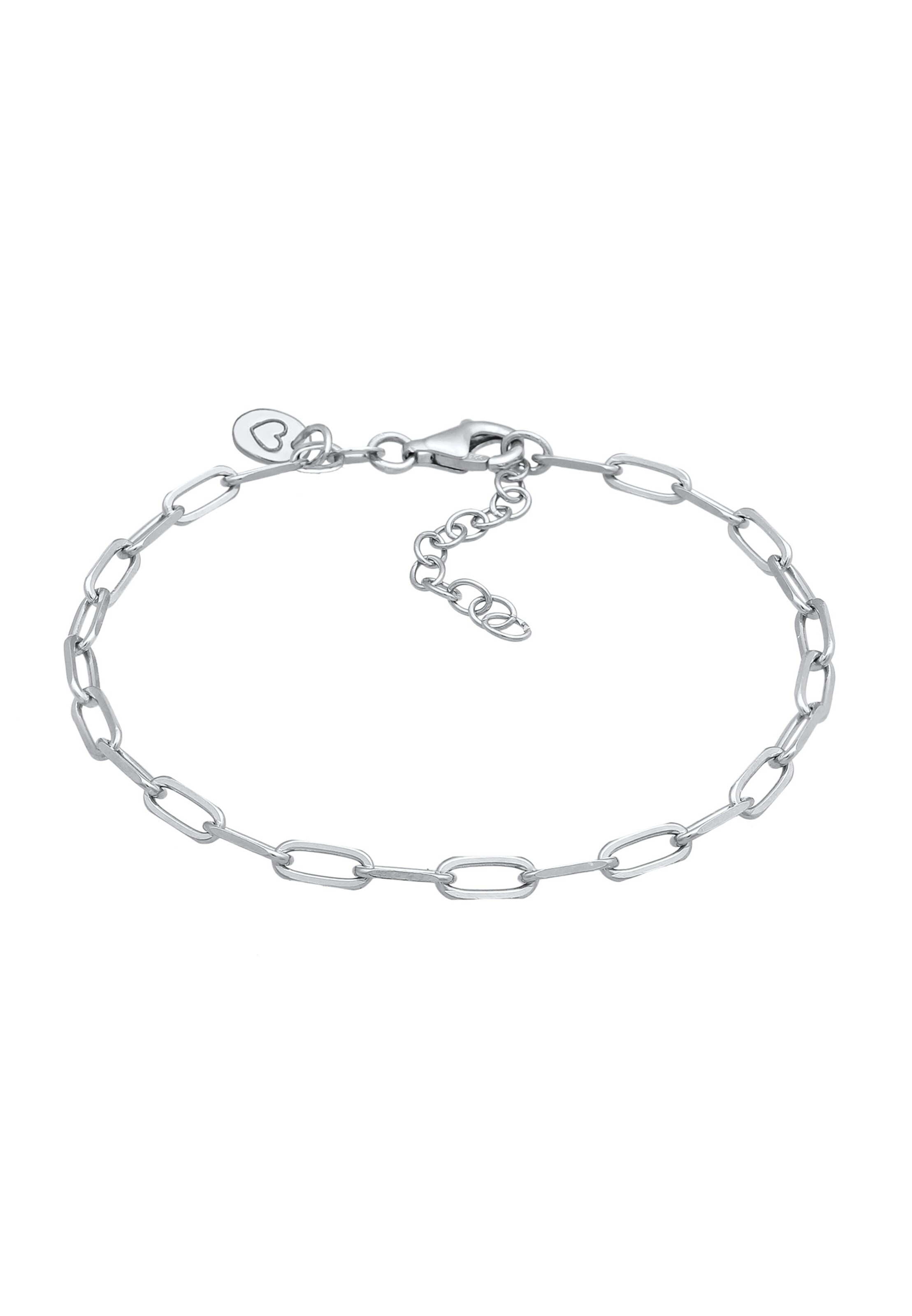 ELLI Armband 'Glieder' in Silber: Vorderseite