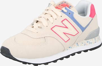 new balance Низкие кроссовки '574' в Бежевый: спереди