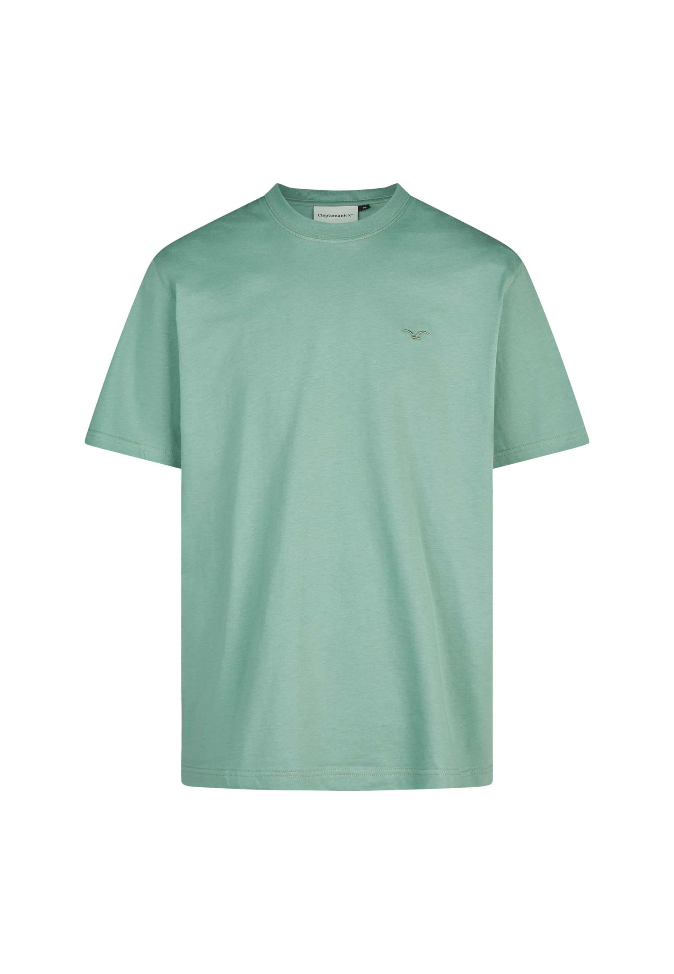 Cleptomanicx Shirt 'Ligull Boxy 2' in Green: front