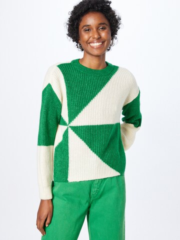 ONLY Sweater 'CAYA' in Green: front