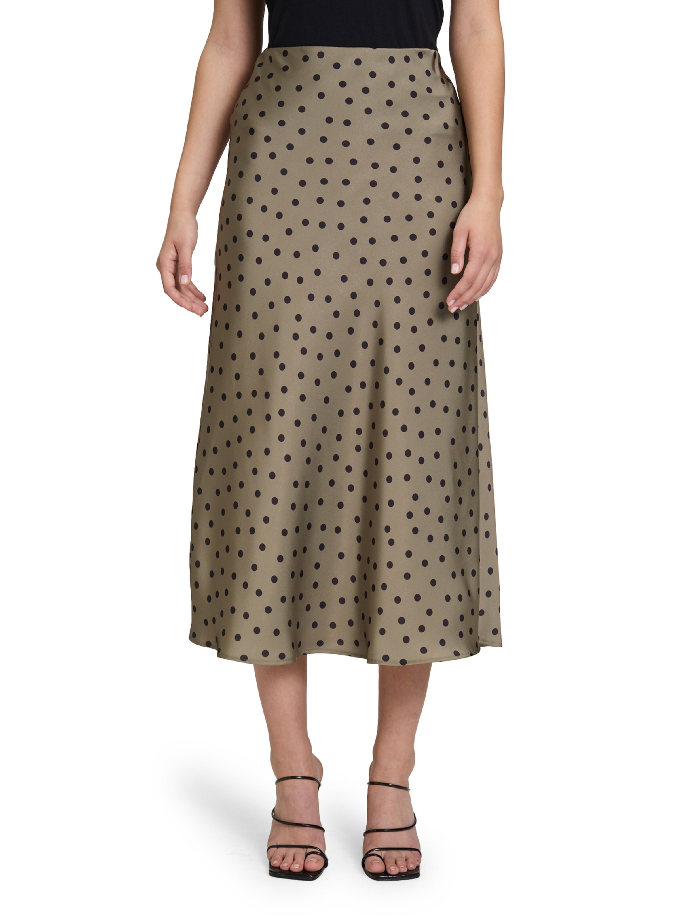 Jupe Vera Mont en marron : devant