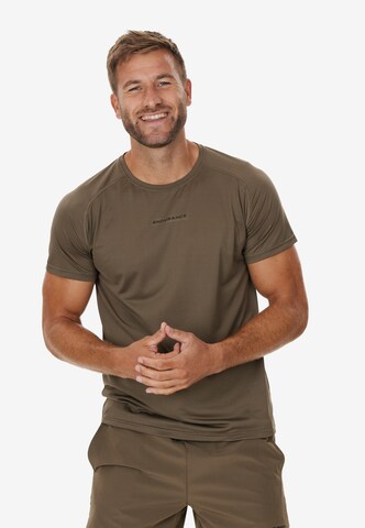ENDURANCE Performance Shirt 'Angus' in Brown: front