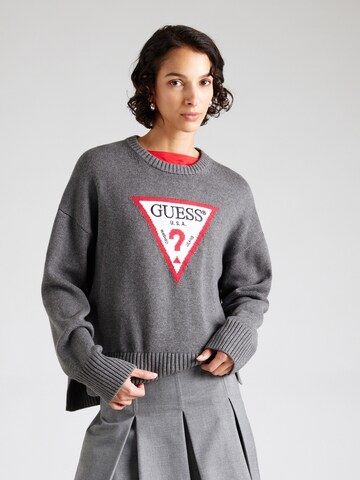 Pull-over GUESS JEANS en gris : devant