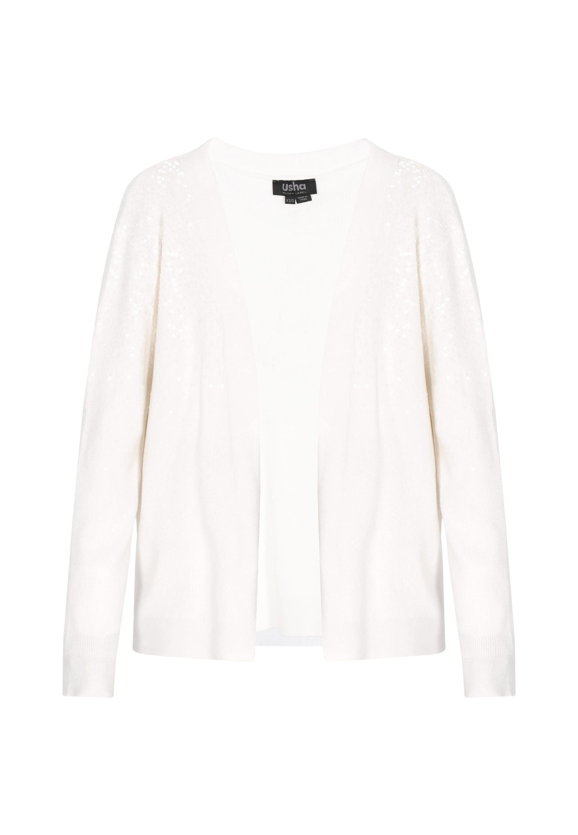 usha BLACK LABEL - Cárdigan en blanco: frente