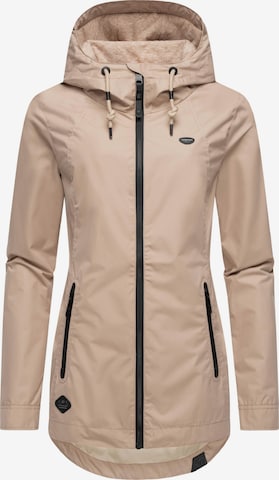 Ragwear Weatherproof jacket 'Zuzka' in Beige: front