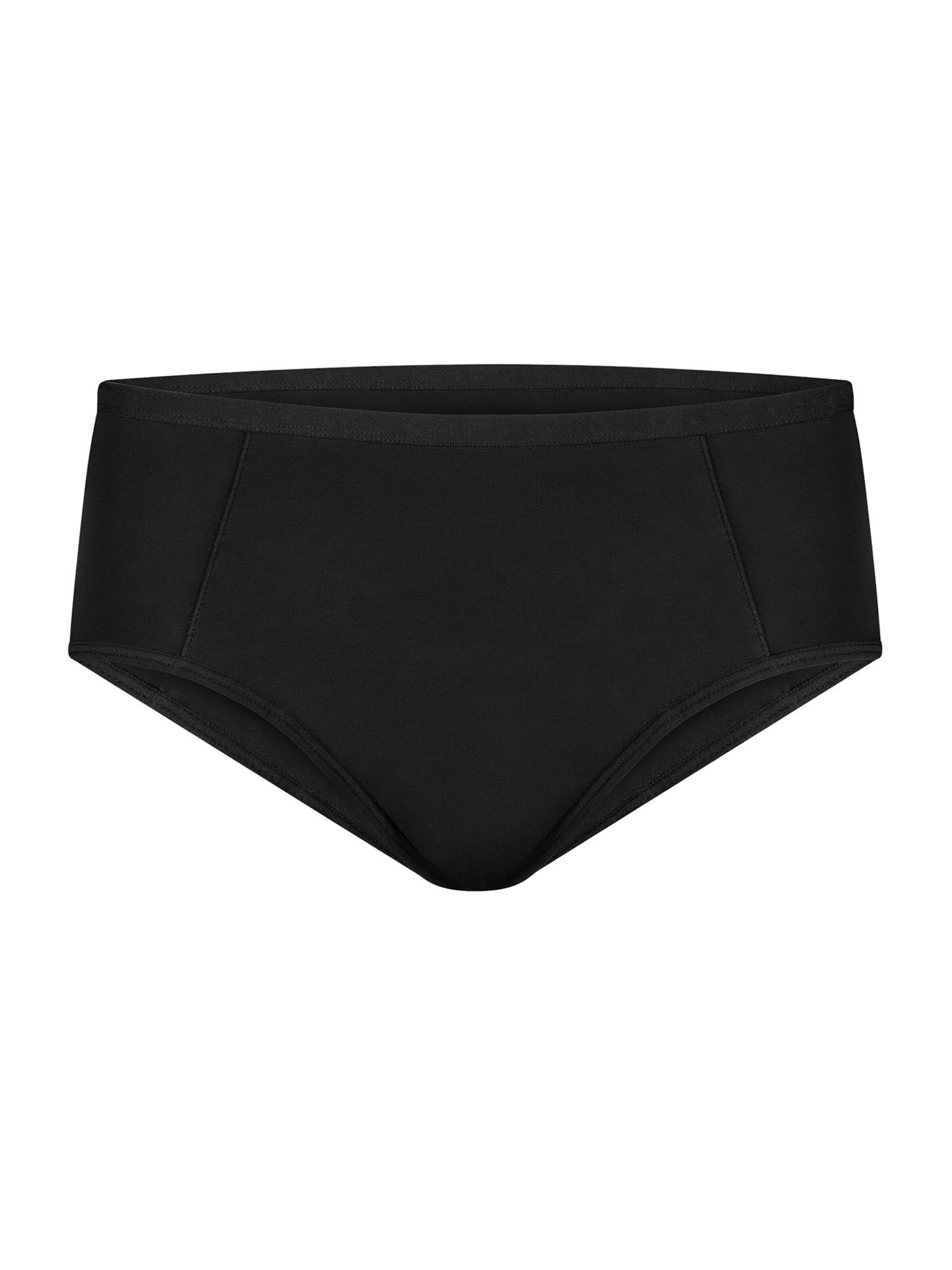 Nur Die Slip ' Protection Trio Panty mittelstark extrastark ' in Black