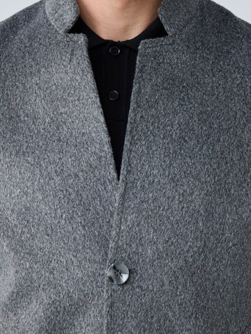 Manteau mi-saison Danger en gris