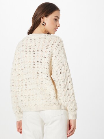 ONLY Sweater 'BELIEVE' in Beige