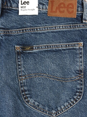 Regular Jean 'WEST SURF BOARD' Lee en bleu