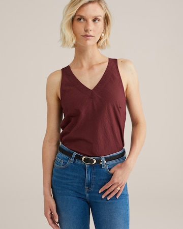 WE Fashion Блуза в червено: отпред