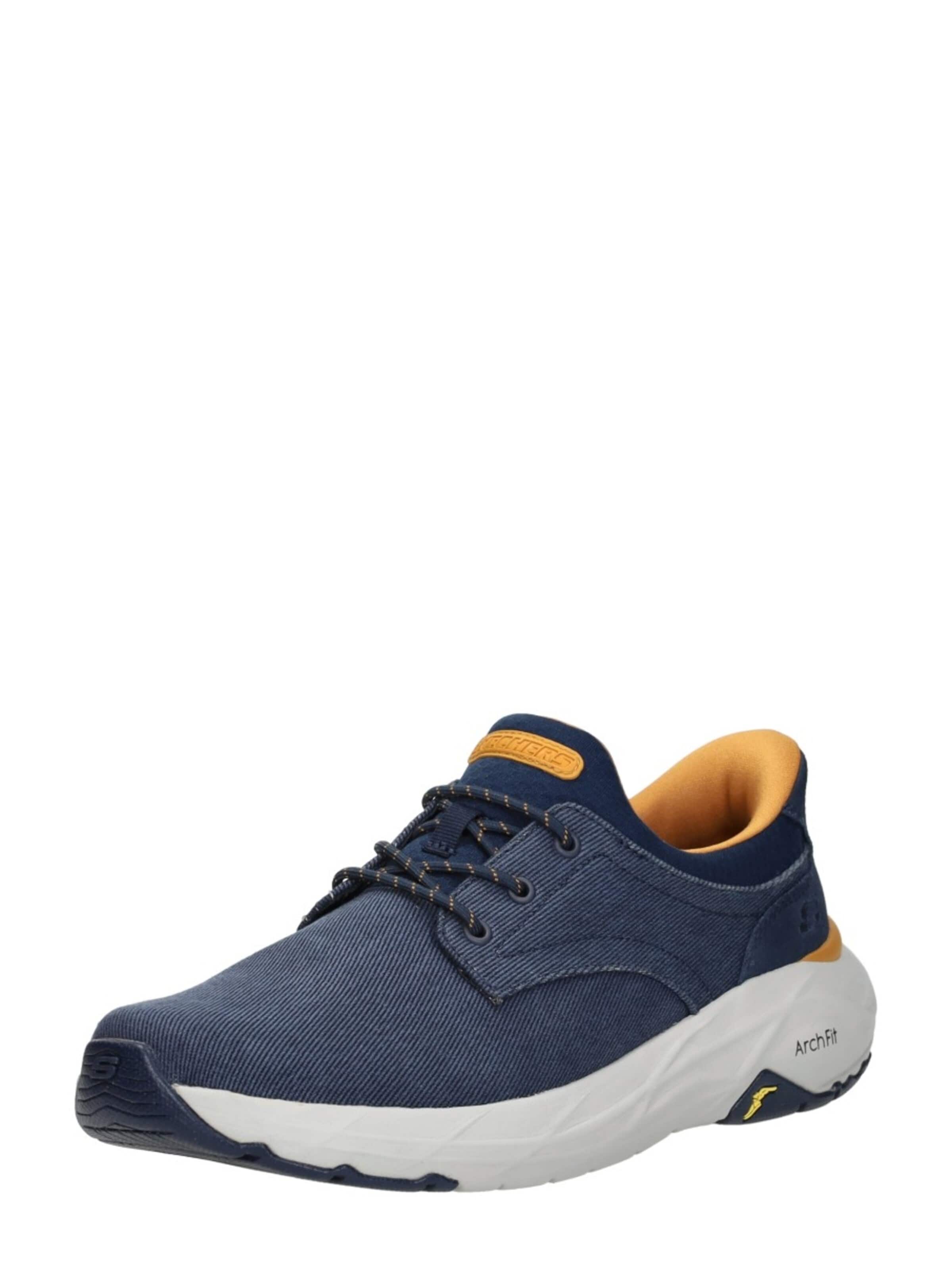 SKECHERS Sportieve veterschoen 'Slip-Ins: Arch Fit Maverick' in Blauw