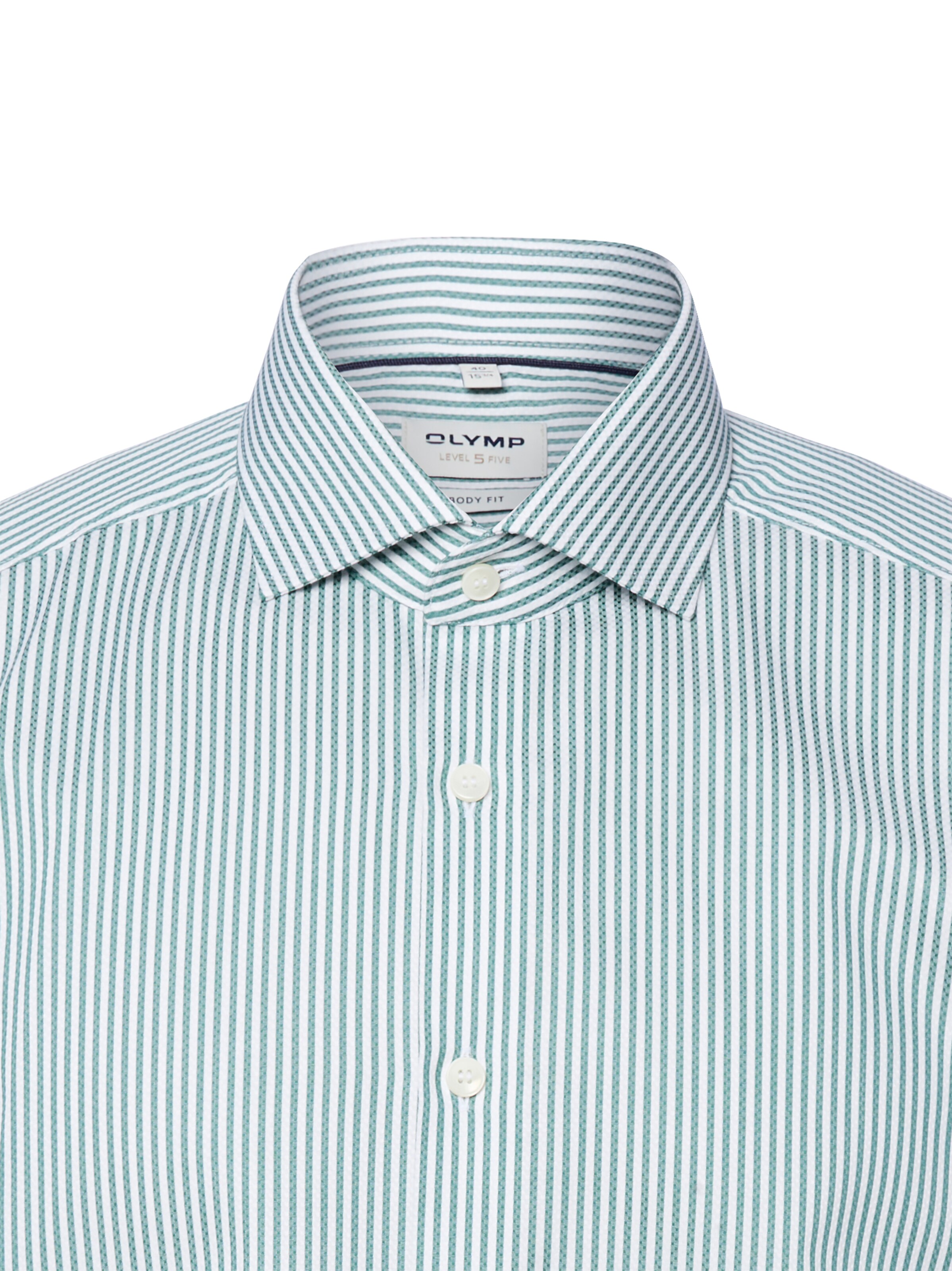 OLYMP Slim Fit Businesshemd in Grün