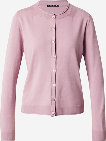 Cardigan Sisley en rose : devant