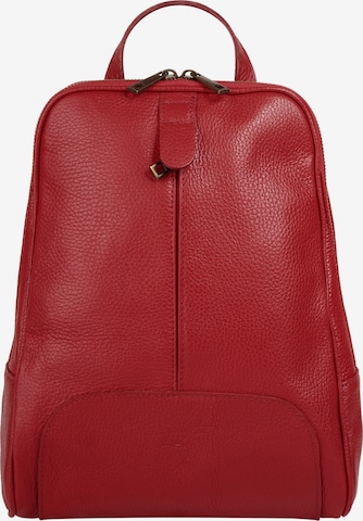 Samantha Look Rucksack in Rot: Vorderseite
