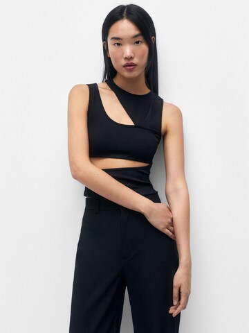 Haut Pull&Bear en noir : devant