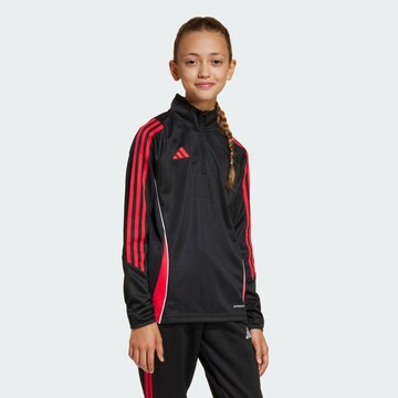Sweat de sport 'Tiro 24' ADIDAS PERFORMANCE en noir : devant
