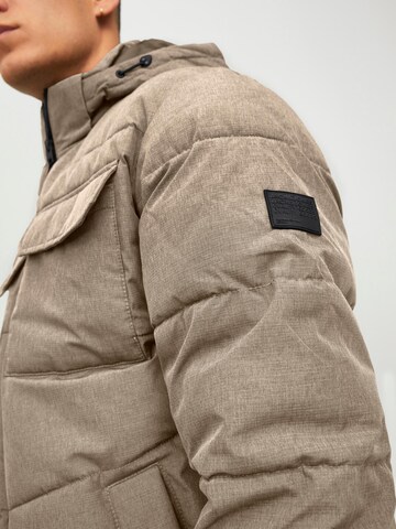 JACK & JONES Winter jacket 'Brady' in Beige