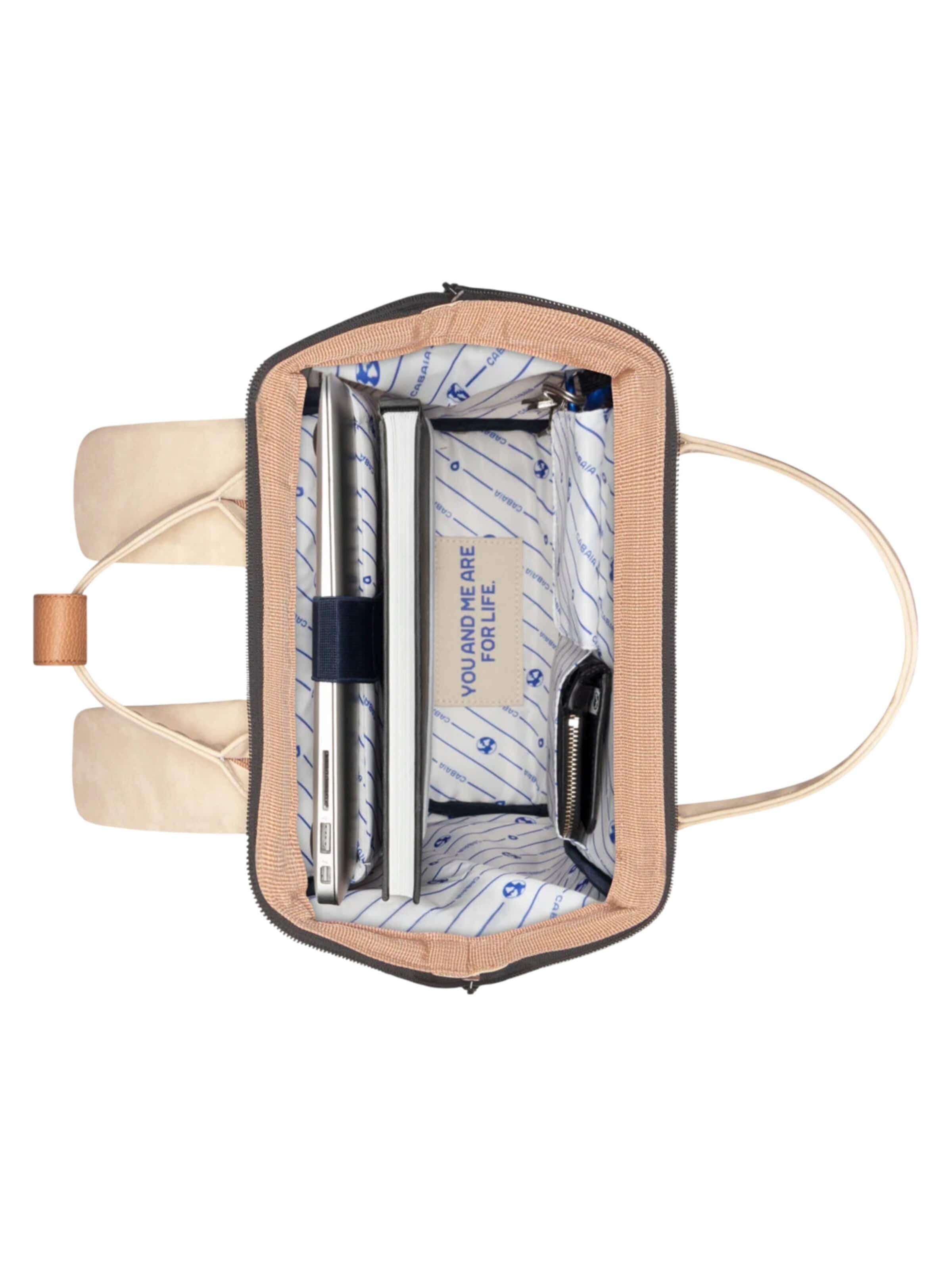 Cabaia Rucksack 'Andenne S'‌‌‌ in Beige