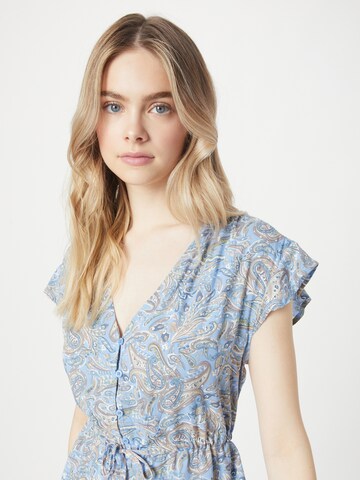 Robe-chemise 'Melena' ZABAIONE en bleu