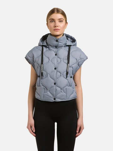 Gilet 'Ninga' khujo en bleu : devant