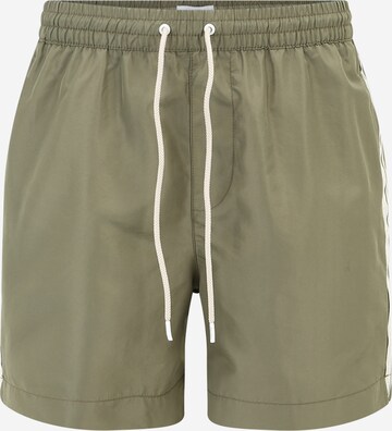 Calvin Klein Swimwear Zwemshorts in Groen: voorkant