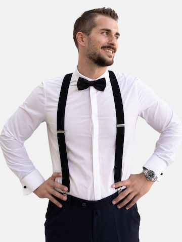 Massi Morino Hosenträger-Set in Schwarz