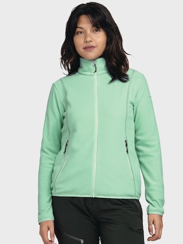 Schöffel Athletic fleece jacket 'Ash' in Green: front