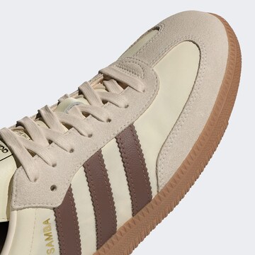 ADIDAS ORIGINALS - Sapatilhas baixas 'Samba' em bege