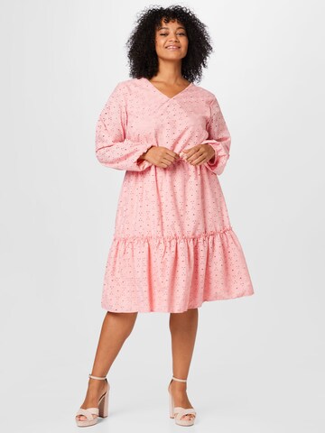 Robe Dorothy Perkins Curve en rose : devant