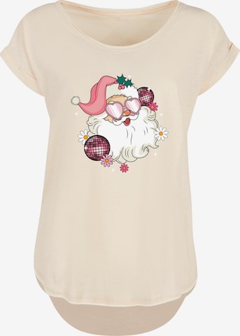 F4NT4STIC Shirt 'Pink Retro Disco Santa' in Pink: front