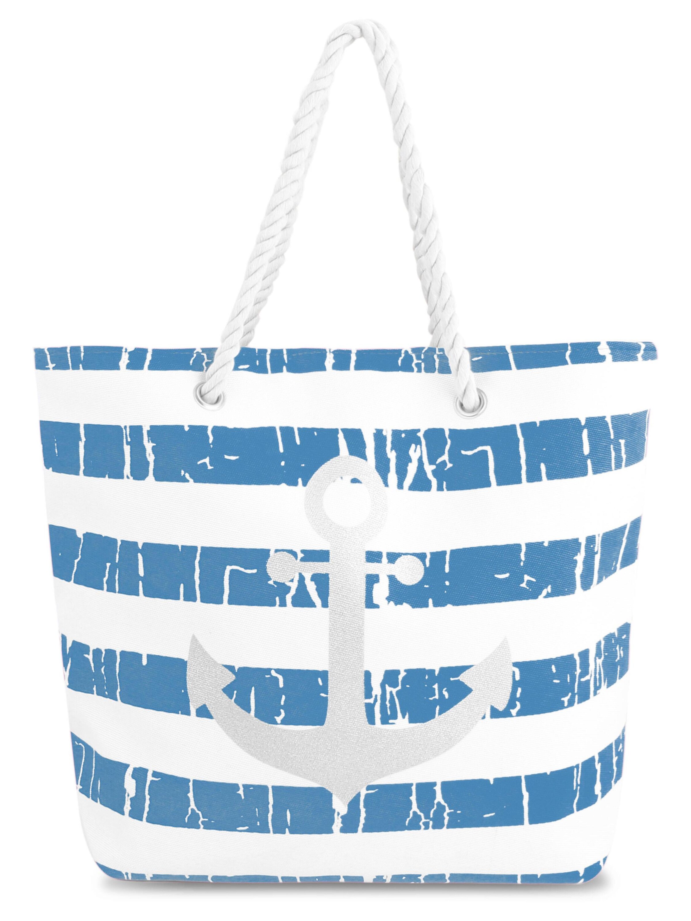 normani Strandtas in Blauw: voorkant