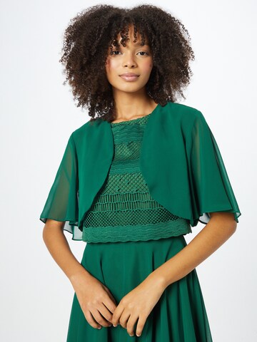 Robe de cocktail SWING en vert : devant