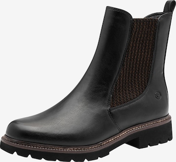 Tamaris Chelsea Boots in Schwarz: Vorderseite