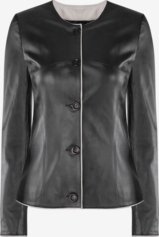 Giorgio di Mare Between-Season Jacket in Black: front