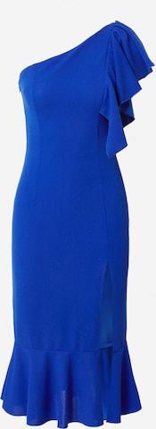 Skirt & Stiletto Cocktail Dress in Blue: front