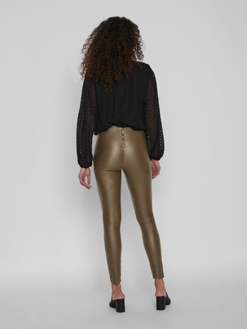 VILA - Skinny Leggings 'Commit' em verde