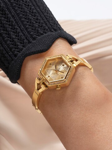 GUESS Analoog horloge 'GD AUDREY' in Goud